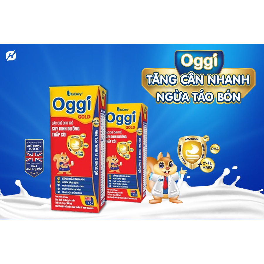 Sữa dinh dưỡng pha sẵn OGGI 180ML