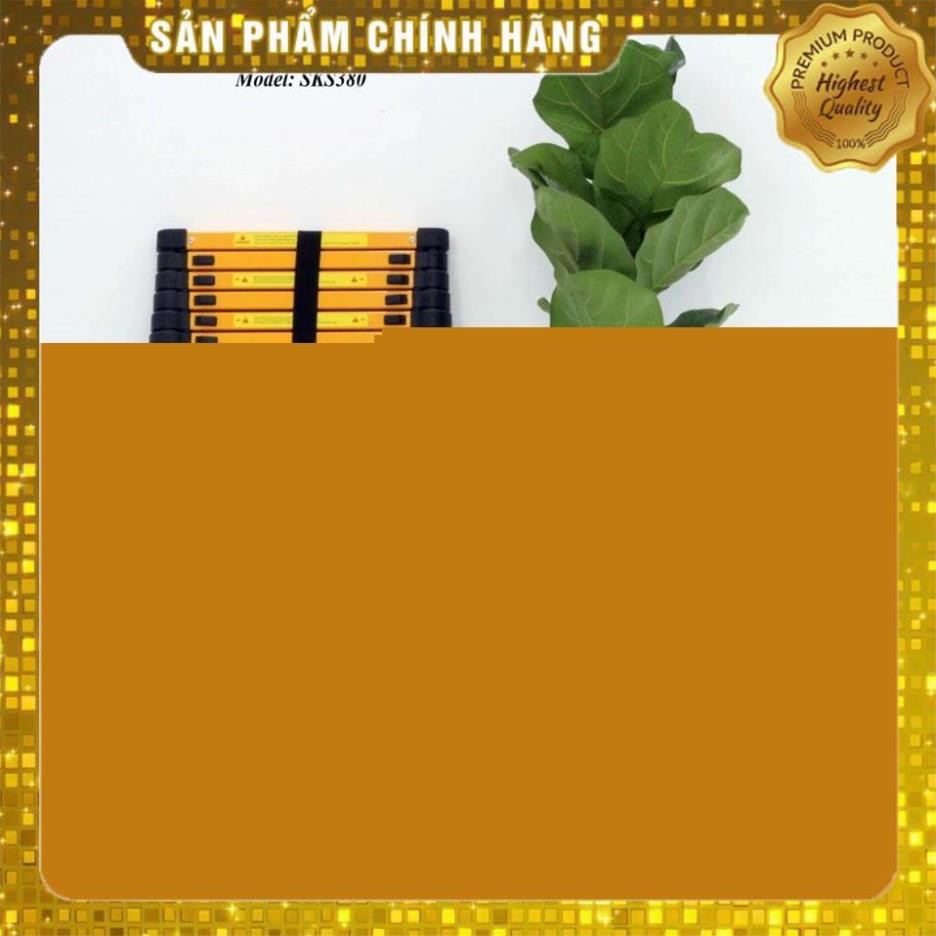 Giảm giá sốc Thang nhôm rút Sumika Nhật Bản chiều cao 3M8 sơn tĩnh điện - Hàng chính Hãng