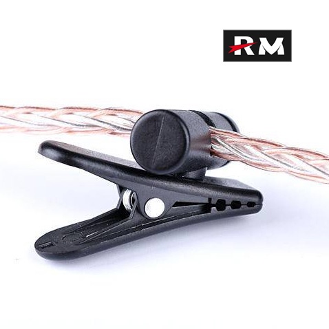 Set 5 Kẹp Cố Định Dây Cáp Tai Nghe Cỡ Lớn 360 Độ Cho Sennheiser ie800 IE800S°Kẹp Dây Cáp Tai Nghe Kéo Dài 2-4mm Có Thể Xoay Được Có Kẹp 8 Trục