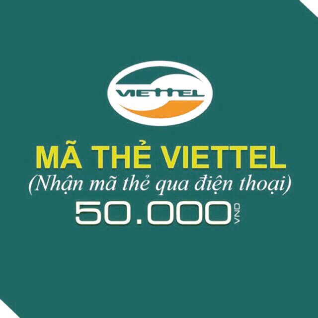 Thẻ viettel 50.000