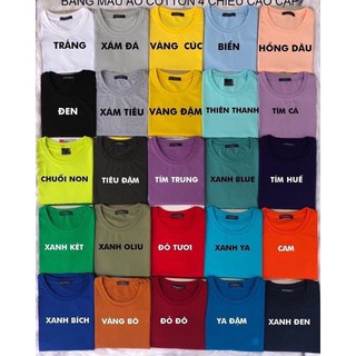 Áo Thun Nữ Trơn Chất Cotton rất mát