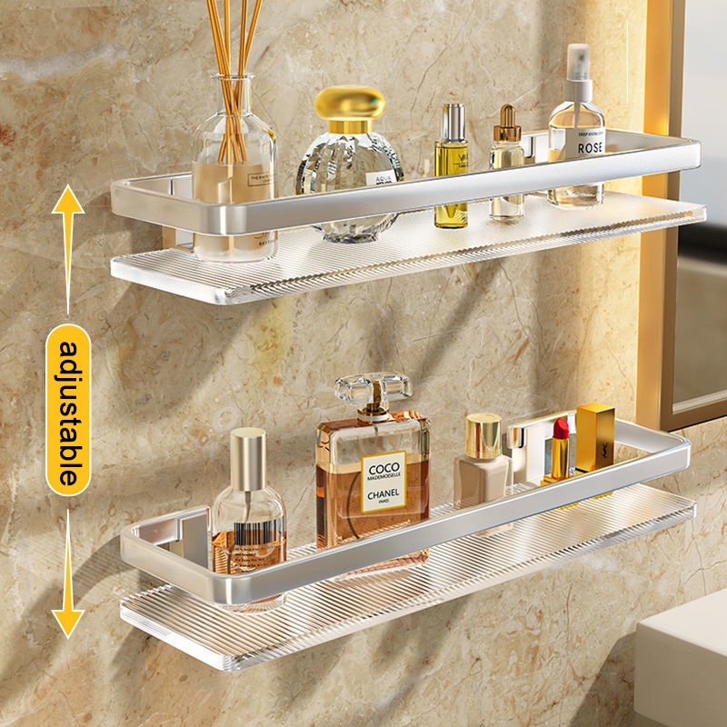 Tiện Phụ KiệN PhòNg TắM Acrylic Giá Treo Nhà TắM Kệ ĐựNg Mỹ PhẩM Nhà TắM Kệ Tam GiáC Nhà TắM Giá ĐựNg Đồ Nhà TắM Kệ Treo Nhà TắM
