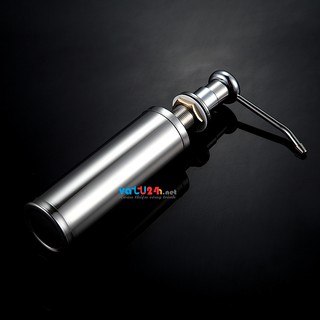 Bình Đựng Nước Rửa Chén Inox - Bình Xà Bông Gắn Chậu Rửa Chén - Bình Đựng nước rửa tay, bình xà phòng