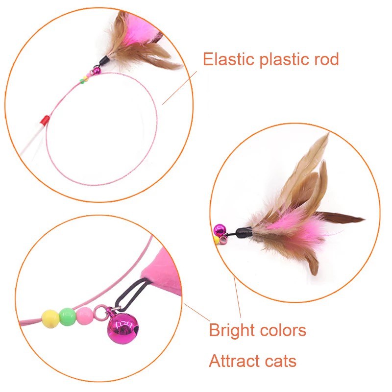 Cần câu mèo. Đồ Chơi Chó Mèo Thông Minh Huấn Luyện Thú Cưng