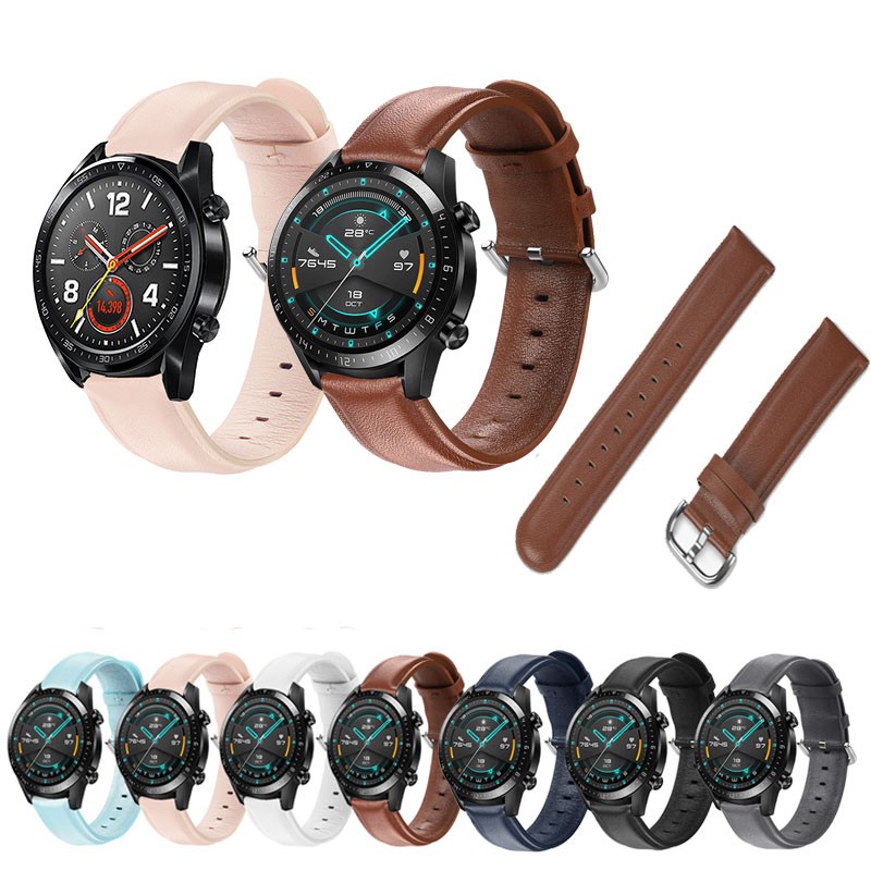 HUAWEI Dây Đeo Da Thay Thế Cho Đồng Hồ Thông Minh Huawei Watch GT 2 2e GT2 Pro