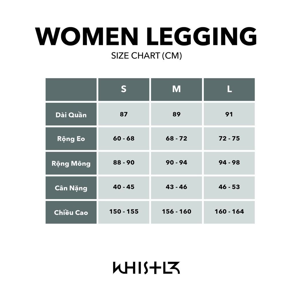 Quần Tập Thể Thao Nữ Whistl3 Sport Legging