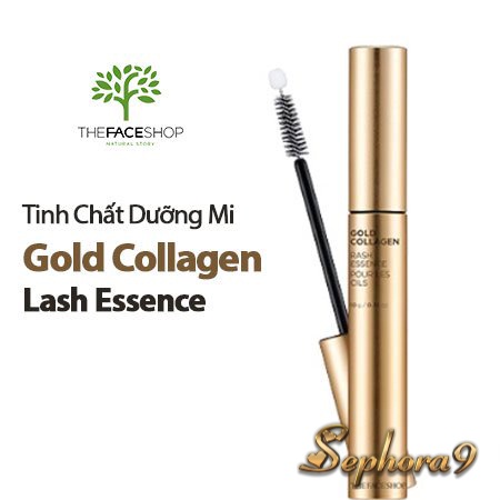 Mascara The Face Shop Gold Collagen Volume Mascara TFS chuốt mi kiêm dưỡng mi