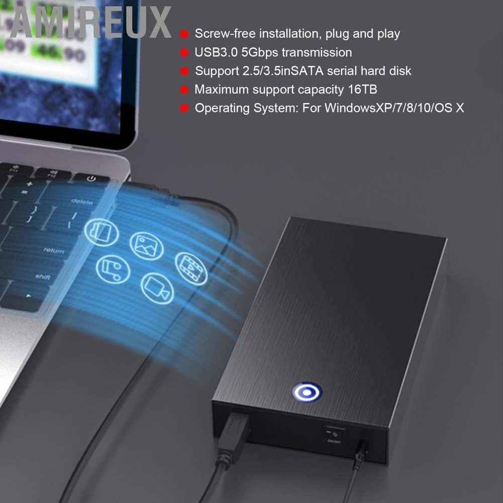 Hộp Đựng Ổ Cứng Di Động Hdd K3567U3S 100v 240v | BigBuy360 - bigbuy360.vn