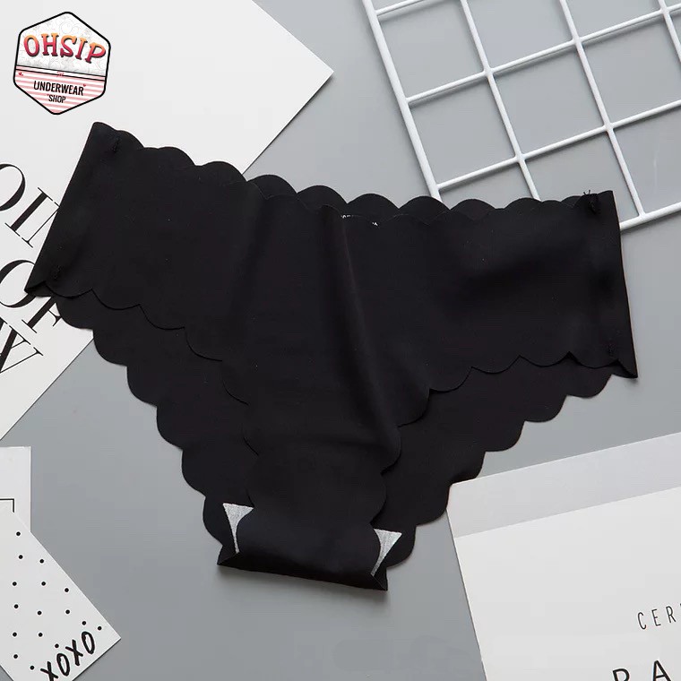 ❤️ Quần Lót Nữ Viền Mông Gợn Sóng Quần Chíp Chất Su Không Viền Gợi Cảm | BigBuy360 - bigbuy360.vn