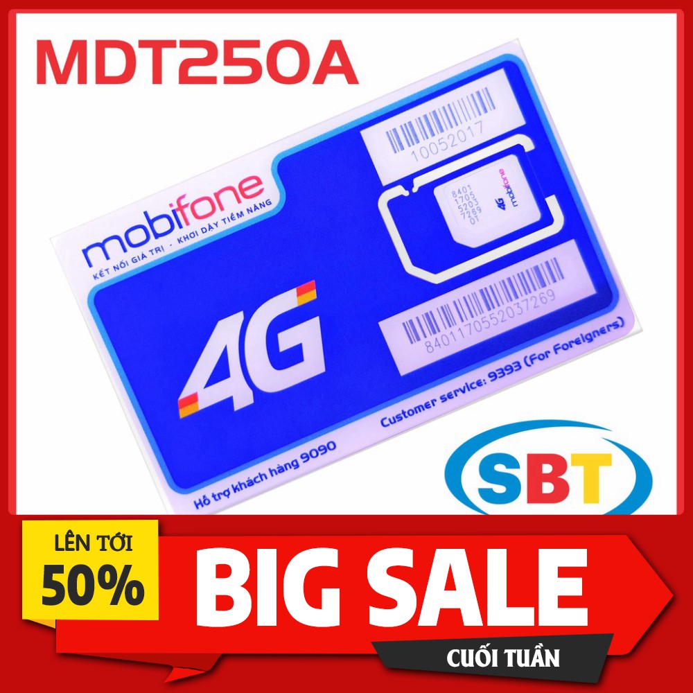 Sim 4G Mobi trọn gói 1 năm không cần nạp tiền