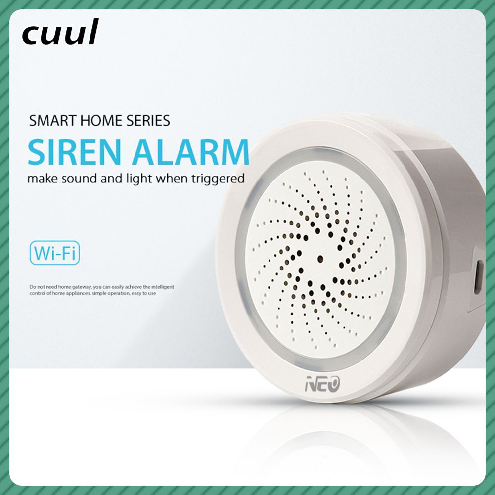 Còn Hàng Không Dây Thông Minh Wifi Còi Hú Báo Động Cảm Biến Điện Usb Qua Ios Android App Thông Báo Cắm Không Hub yêu Cầu Cá Tuyết