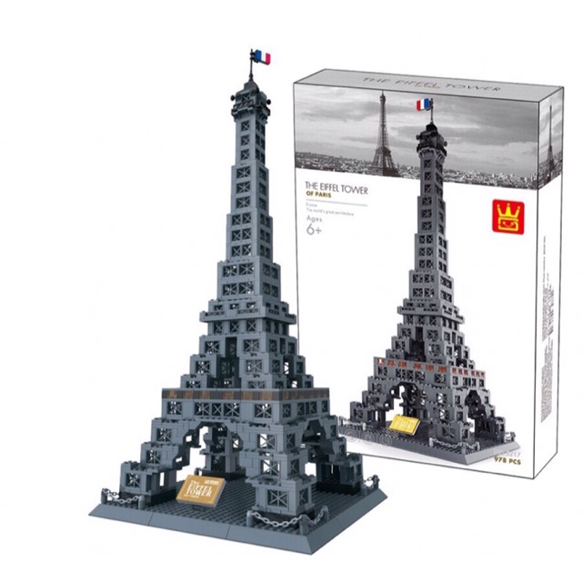 Đồ chơi lego lắp ráp tháp Eiffel - Paris