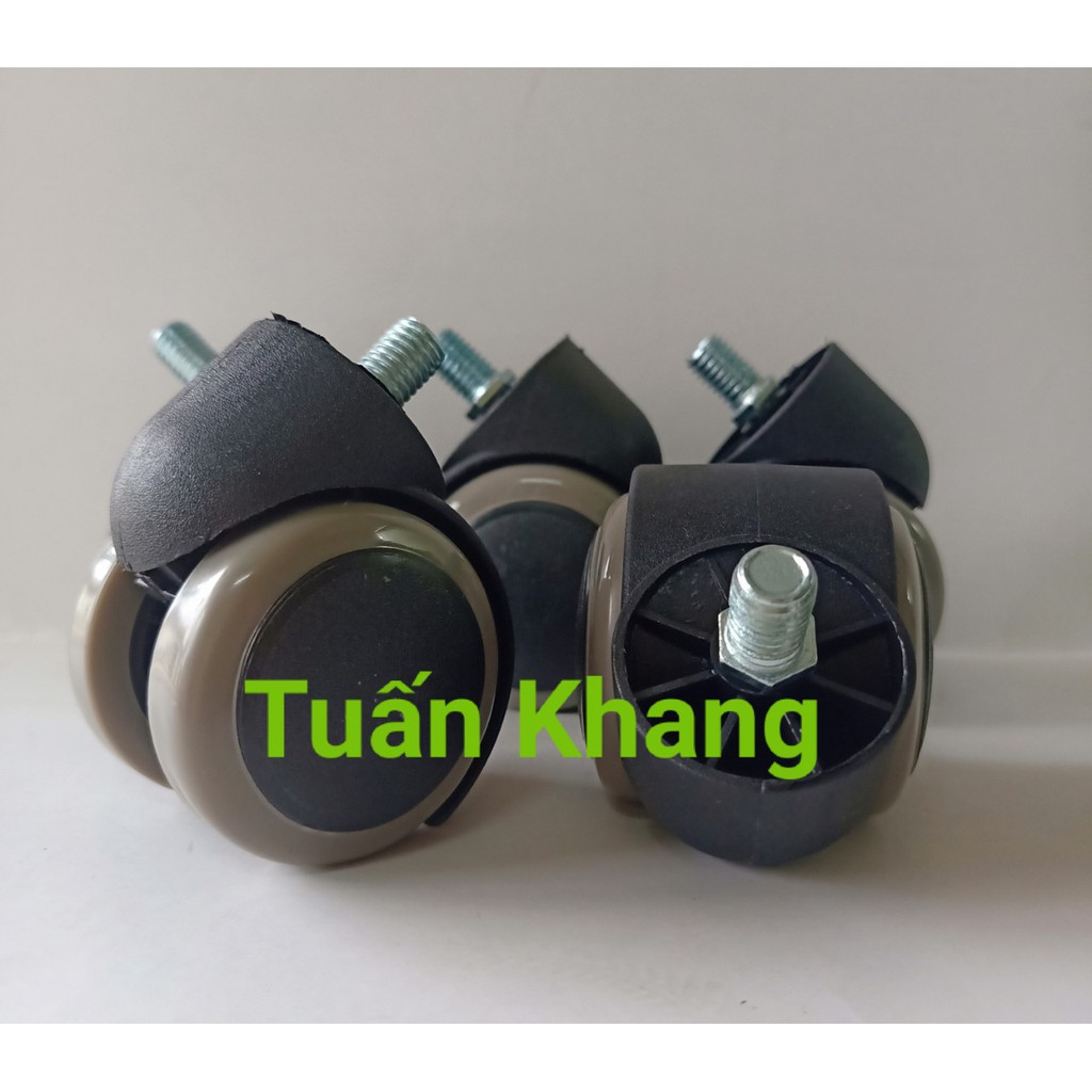 Combo 5 cái bánh xe ghế xoay văn phòng vít răn 10li