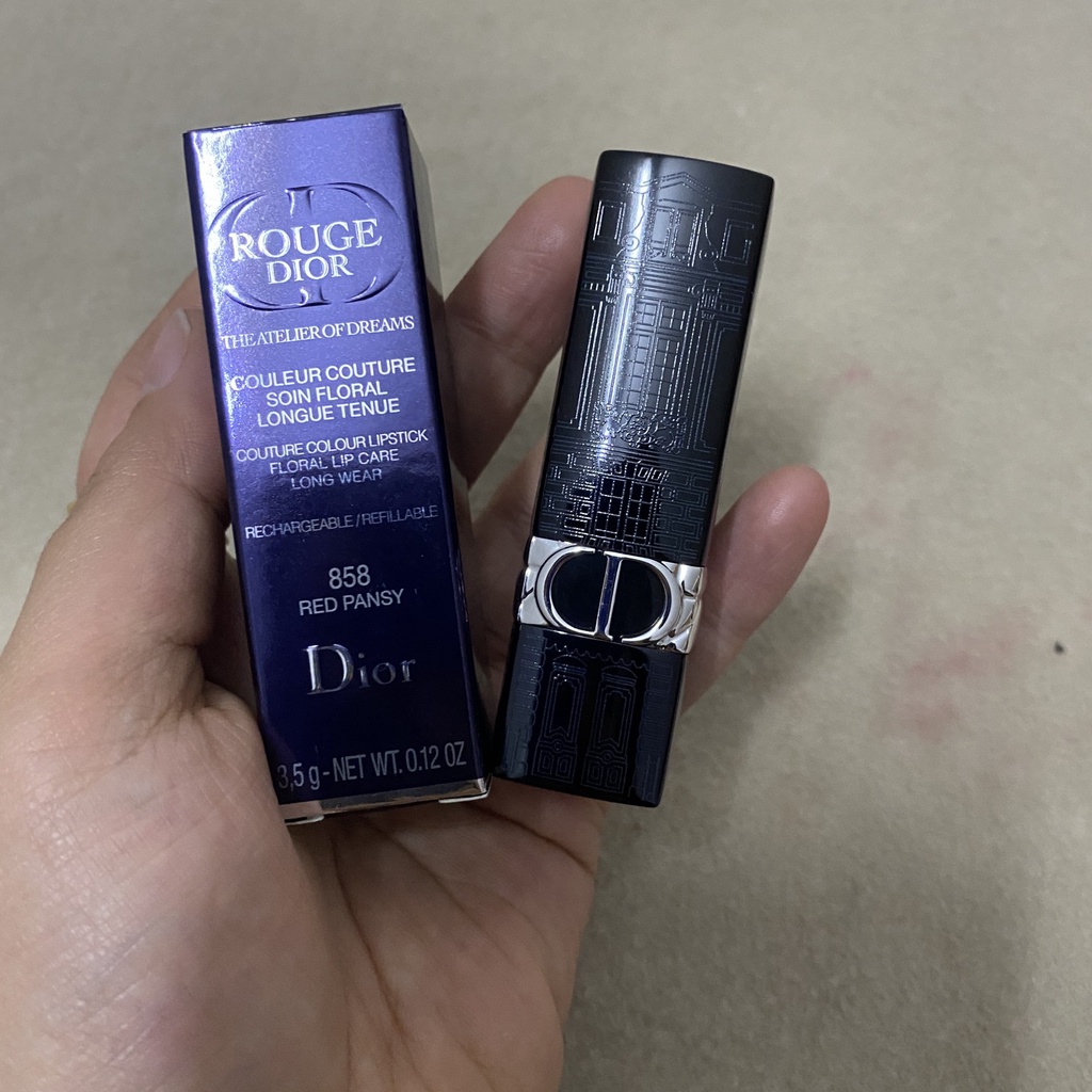 Son môi Dior 2021 vỏ nhôm phiên bản giáng sinh 858 68 962 99 chất lượng cao