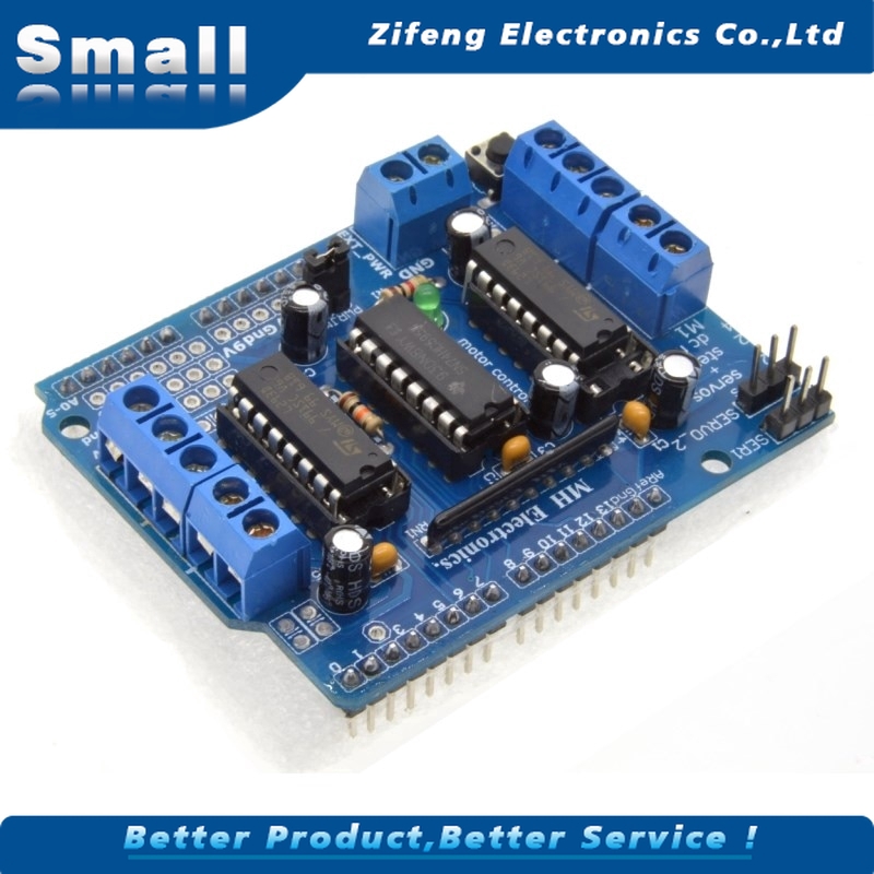 Bản Mạch Điều Khiển Động Cơ L293D Cho Arduino