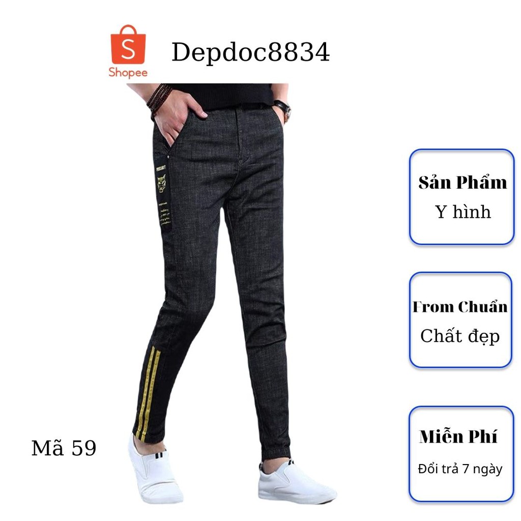 Quần jean nam cao cấp, chất liệu bò ( jean ) mềm mịn, from chuẩn, có nhiều mẫu đẹp mới đi kèm depdoc55 | BigBuy360 - bigbuy360.vn