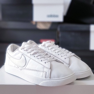 [ Chính Hãng] Giày Nike Blazer Low White Metallic Silver, size 40.5, real 2hand