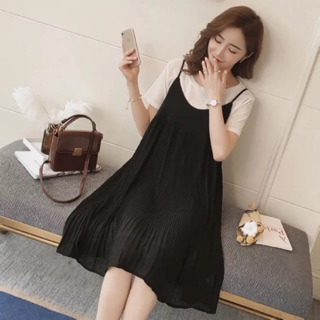 Đầm bầu voan kèm áo - dáng maxi ( ảnh thật đăng kèm)