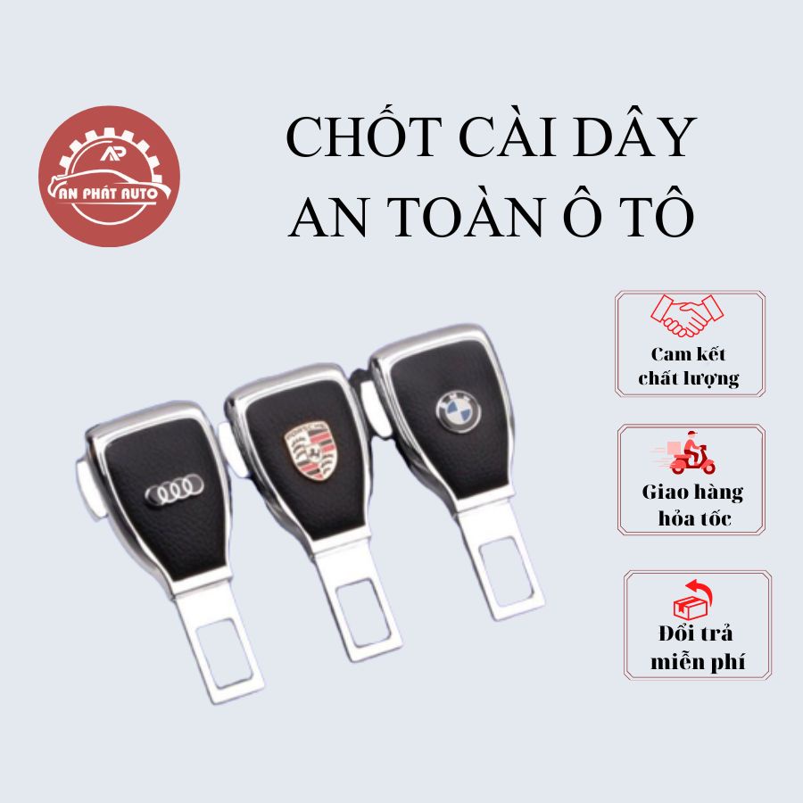 Chốt Cài Dây An Toàn Ô Tô - Đầu Cắm Nối Tiếp Bằng Hợp Kim Cao Cấp Siêu Bền Cho Nhiều Hãng Xe Hơi/ Ô Tô [Hàng Cao Cấp]