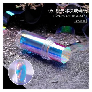 Giấy Thuỷ Tinh Dạ Quang Trang Trí Móng