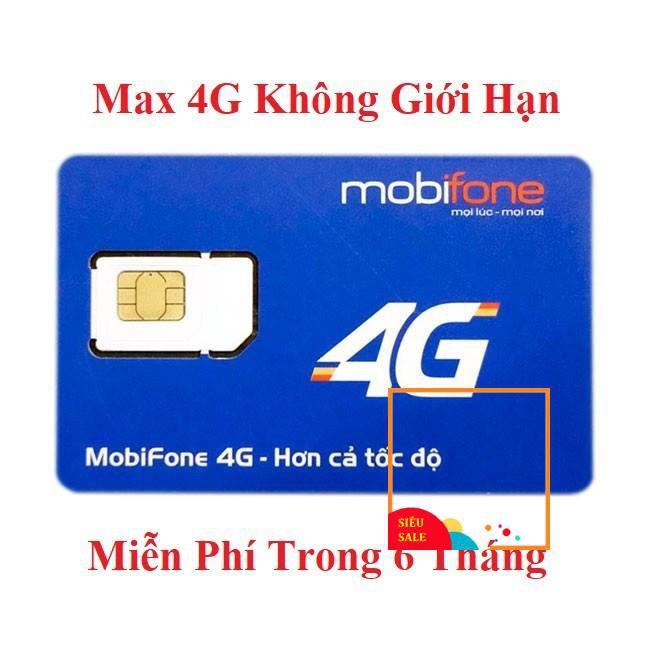 [SIM Mobifone VPB51] Sim 4G Mobifone Trọn Gói 1 Năm Không Giới Hạn Dung Lượng Tốc Độ Cao