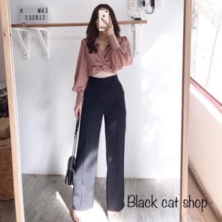 Set áo xoắn eo