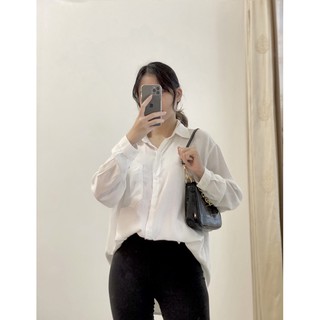 Áo sơ mi đũi mềm basic