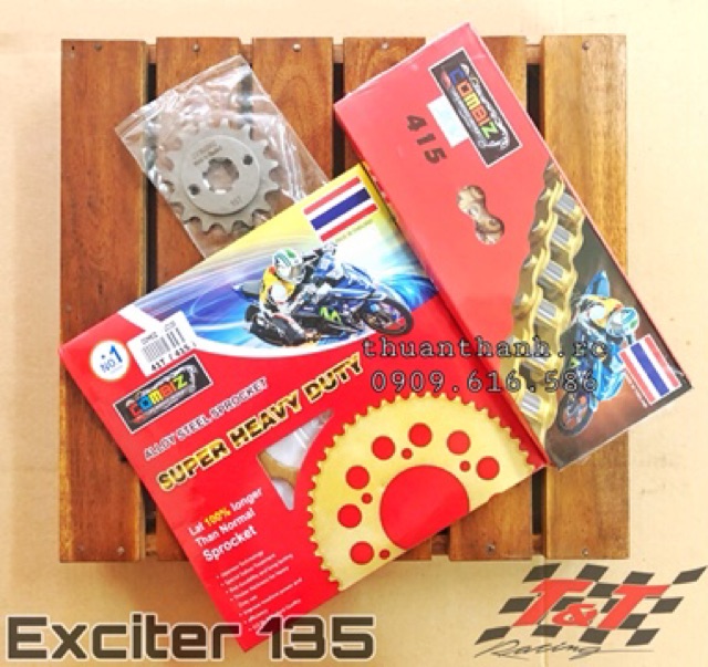 Nhông Sên Dĩa  COMBIZ Thái-Sirius/Jupiter, Ex2010, Ex135