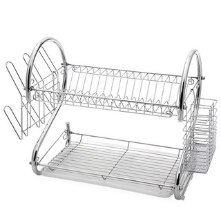 Kệ Úp Bát Inox 2 Tầng