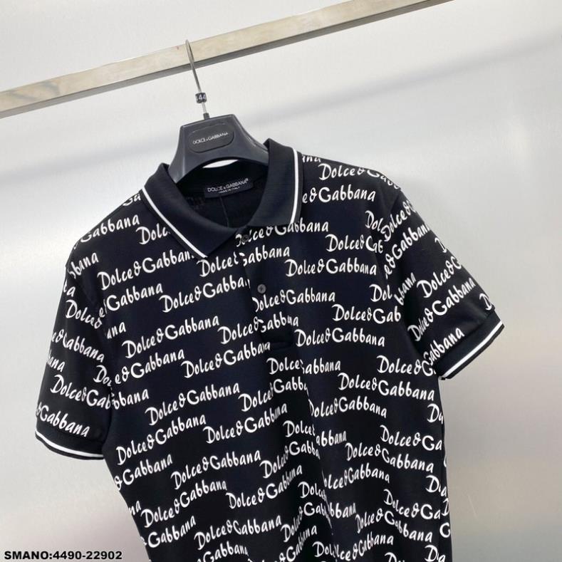 Áo Polo DG Nam In Chữ Hoạ Tiết Cực Chất - Áo Polo GC Nam Chất Vải Siêu Mát