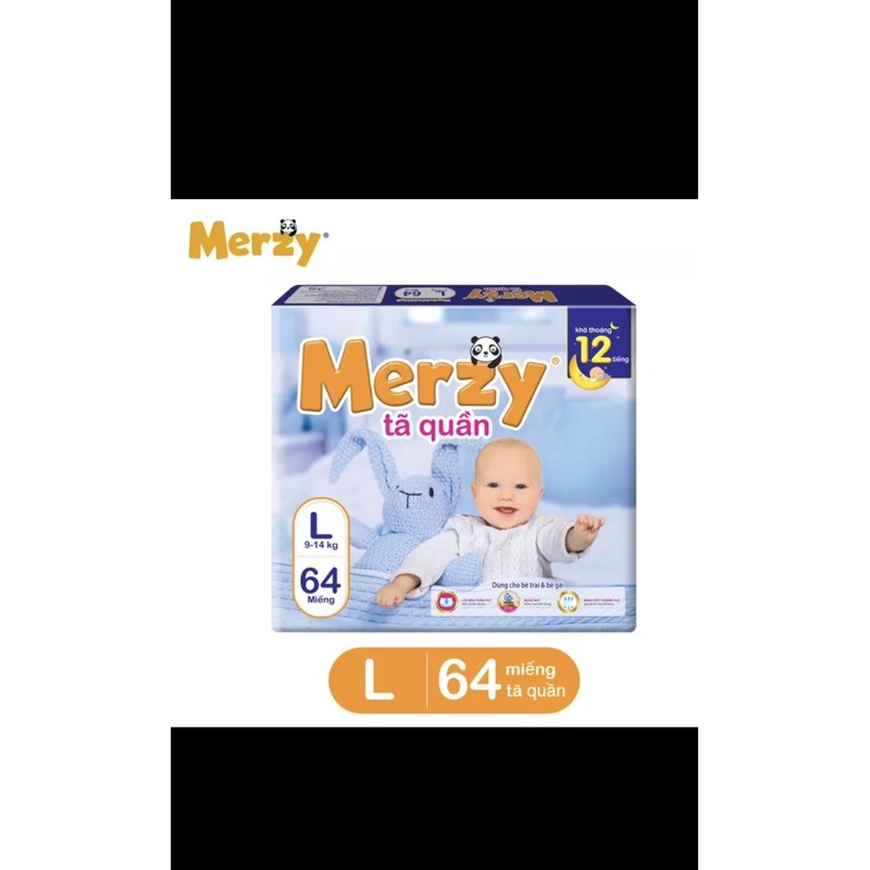 Tả quần Merzy Gói lớn Việt Nam M;72 L;64 XL ;56 XXL 48 miếng