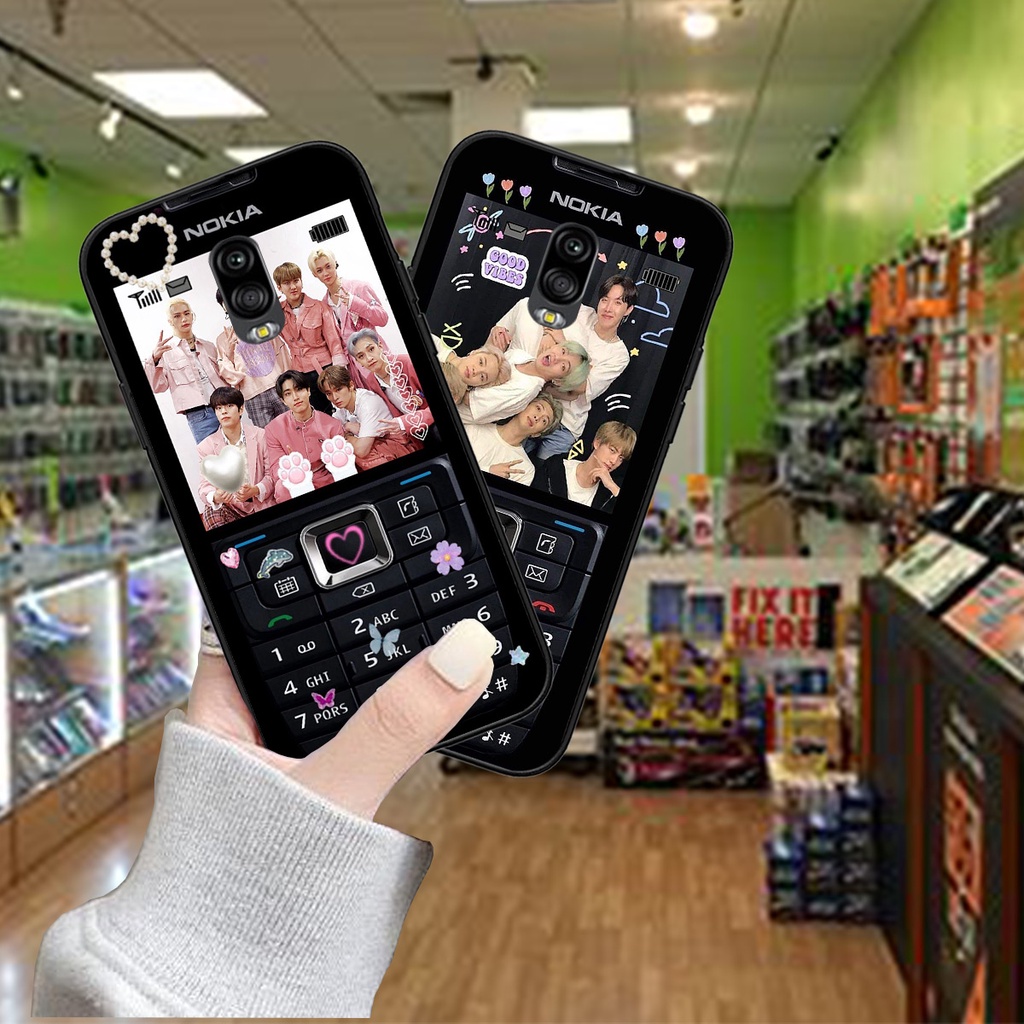 Ốp Samsung J7 Plus / J7 pro / J7+ bộ hình điện thoại nokia huyền thoại , BTS , Vpop cute