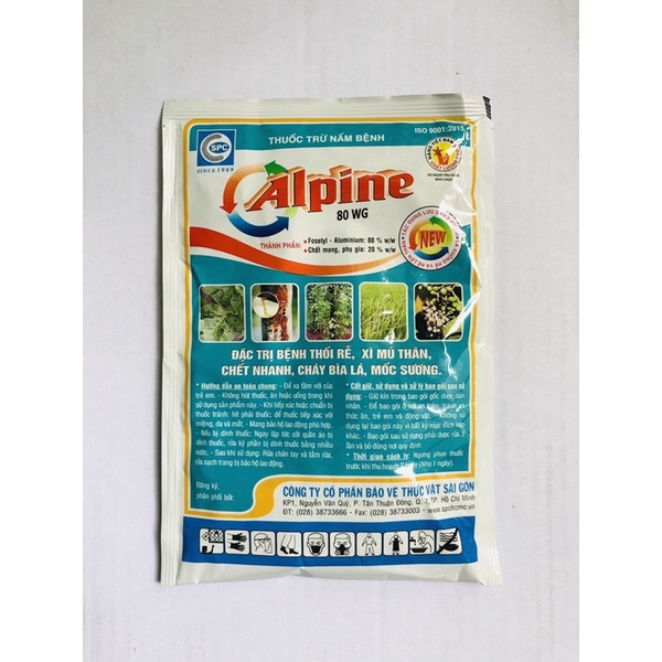 Alpine 80WG 100gr  - Trừ Bệnh Thối Rể, Xì Mủ Thân, Chết Nhanh, Cháy Bìa Lá, Mốc Sương