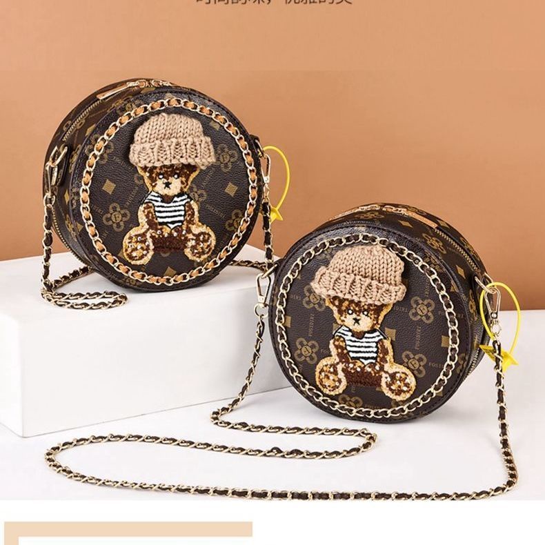 Túi Đeo Chéo Dây Xích Dáng Tròn Nhỏ Thời Trang Năm Mới 2022 Cho Nữ