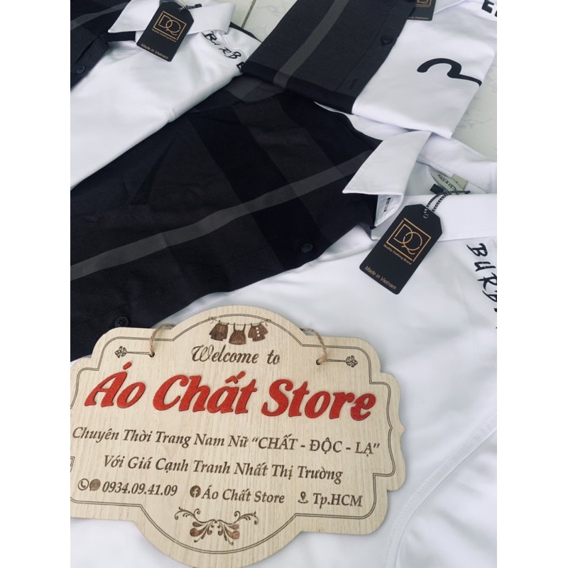 (ẢNH THẬT) Áo Sơ Mi Nam In BBR Vai Cao Cấp | Form Chuẩn Shop SM233 | BigBuy360 - bigbuy360.vn