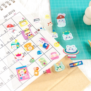 1 Hình Dán Trang Trí Nhật Ký Kiểu Hoạt Hình Dễ Thương