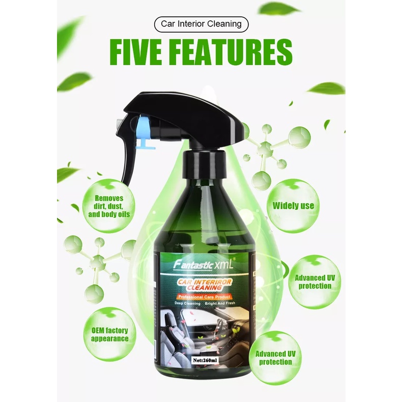 Chai xịt Fantastic xmL Leather treatment chăm sóc và bảo dưỡng nội thất,ghế da ô tô – 260ml