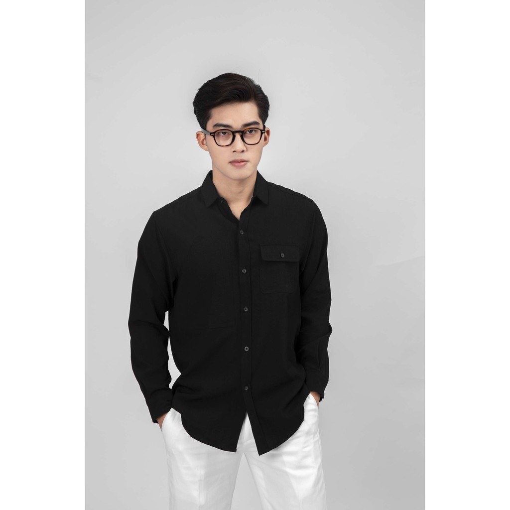 Áo sơ mi nam tay dài FEAER chất Linen thoáng Linen Silky | BigBuy360 - bigbuy360.vn