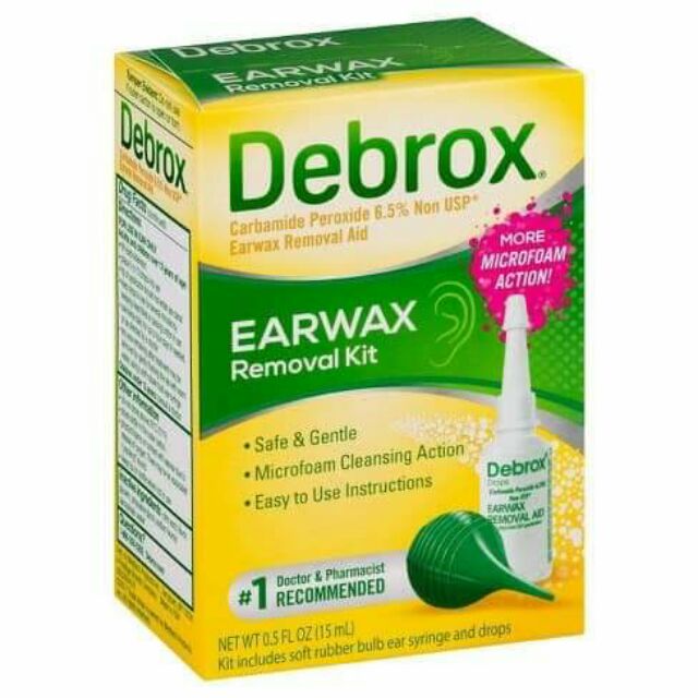 Debrox vệ sinh ráy tai tiện lợi USA