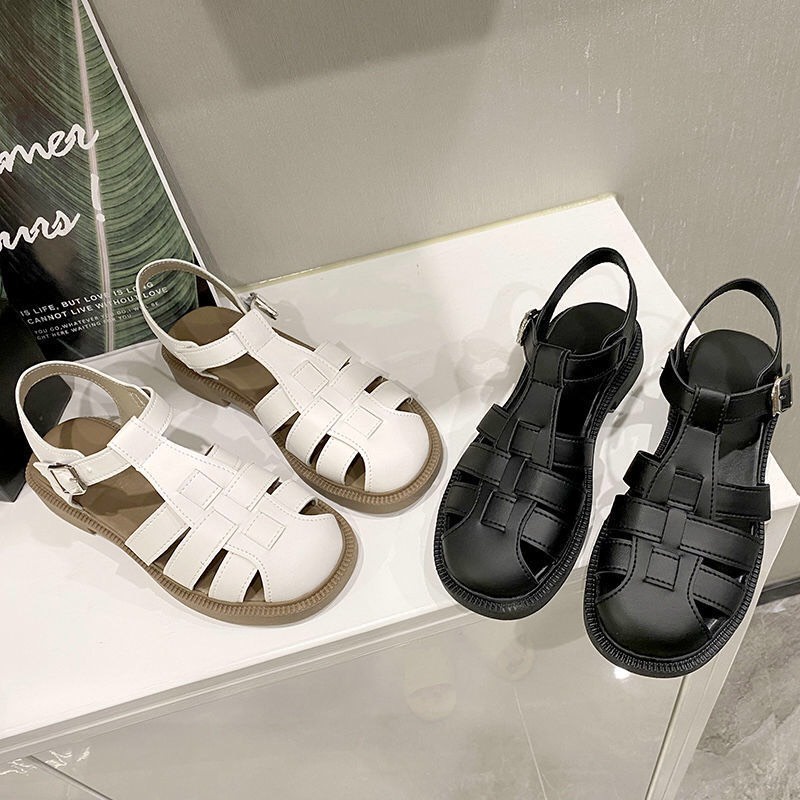 Giày Sandal Rọ nữ đan 3 NAN ngang phong cách Nhật hottrend mã K6