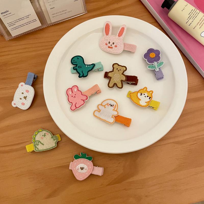 Kẹp tóc mái gắn hình thú vật hoạt hình đáng yêu cho bé gái