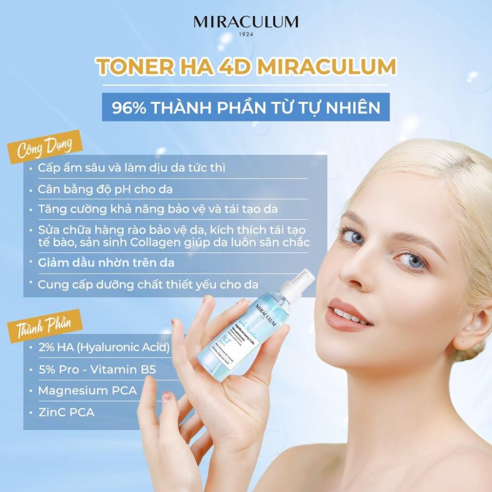 Toner Miraculum Thermal Water Face & Body Mist Dưỡng Ẩm Giúp Cân Bằng Da 200ml