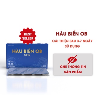 Hàu Biển OB NEW - Tăng Cường Sinh Lý Nam - Kéo Dài Thời Gian - Cải Thiện Chất Lượng Tinh Trùng ( Hộp 20 viên )