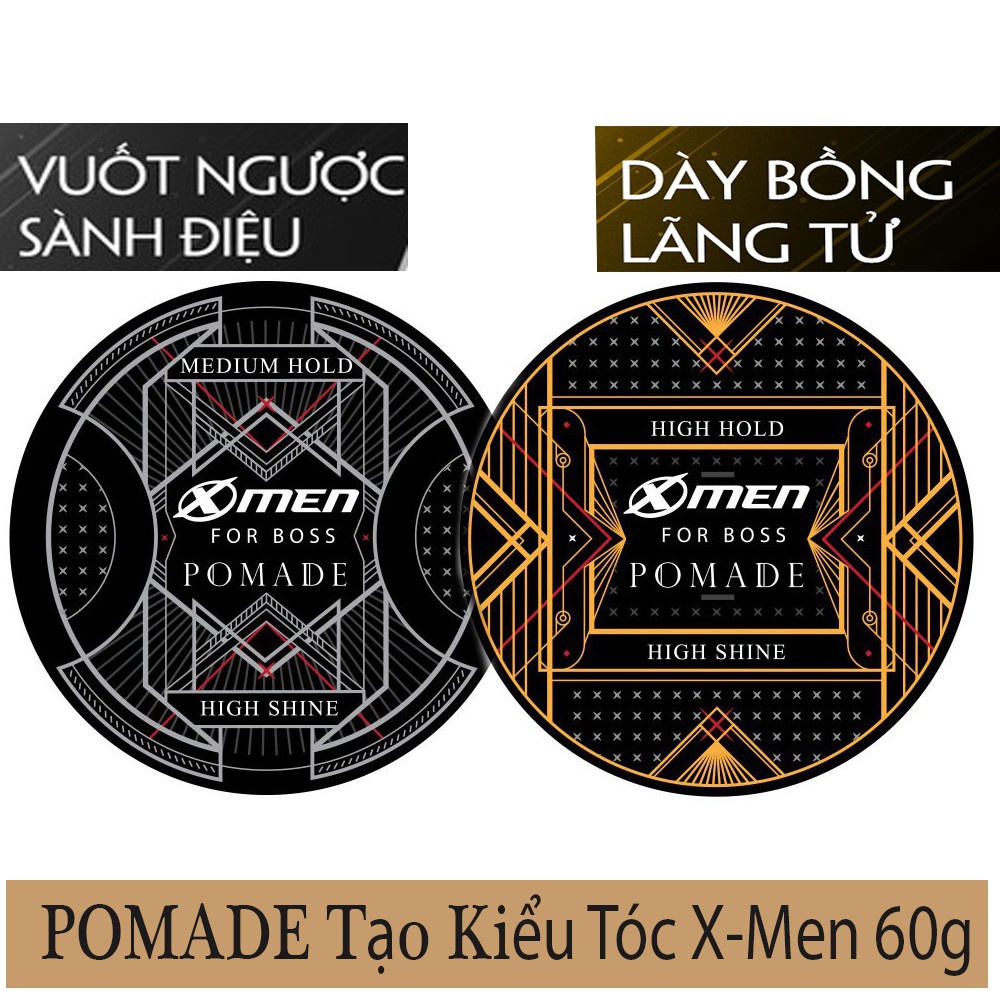 SÁP TẠO KIỂU TÓC XMEN FOR BOSS POMADE 60g