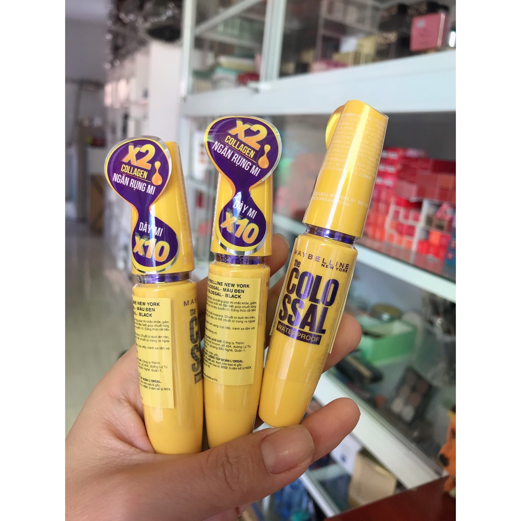 Mascara chuốt mi Maybelline Colossal Volume Express 7X Mỹ làm dày và dài mi