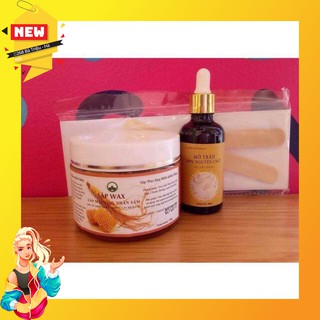 Wax triệt lông + mỡ trăn Handmade Shiny cao cấp