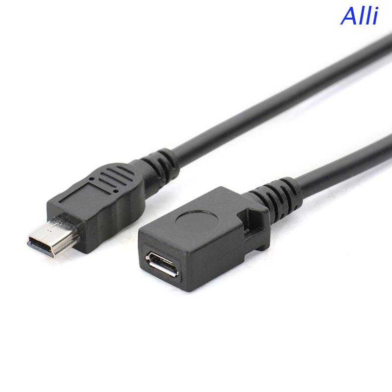 Cáp Chuyển Đổi Micro Usb Cái Sang Mini Usb Đực 13cm