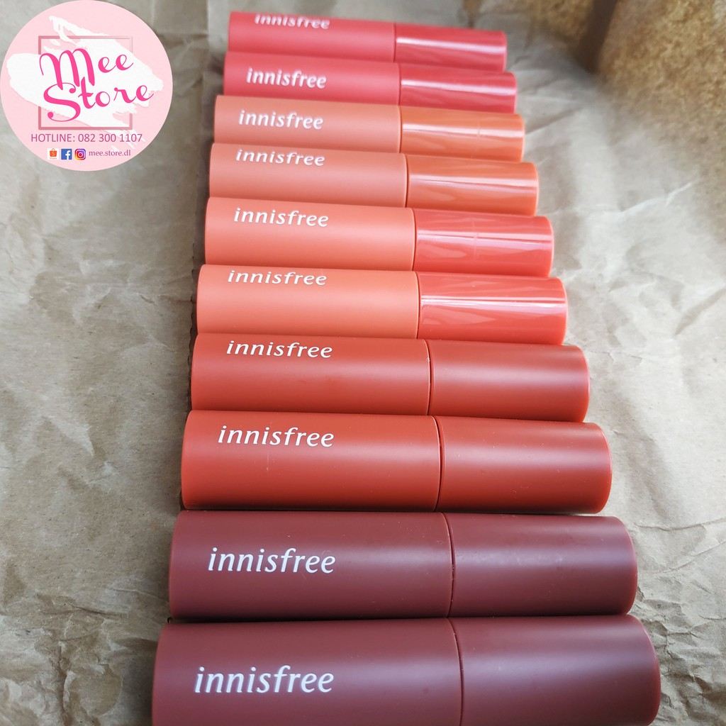 Son Innisfree Vivid Cotton Ink và Vivid Cotton Ink Blur - Mee Store