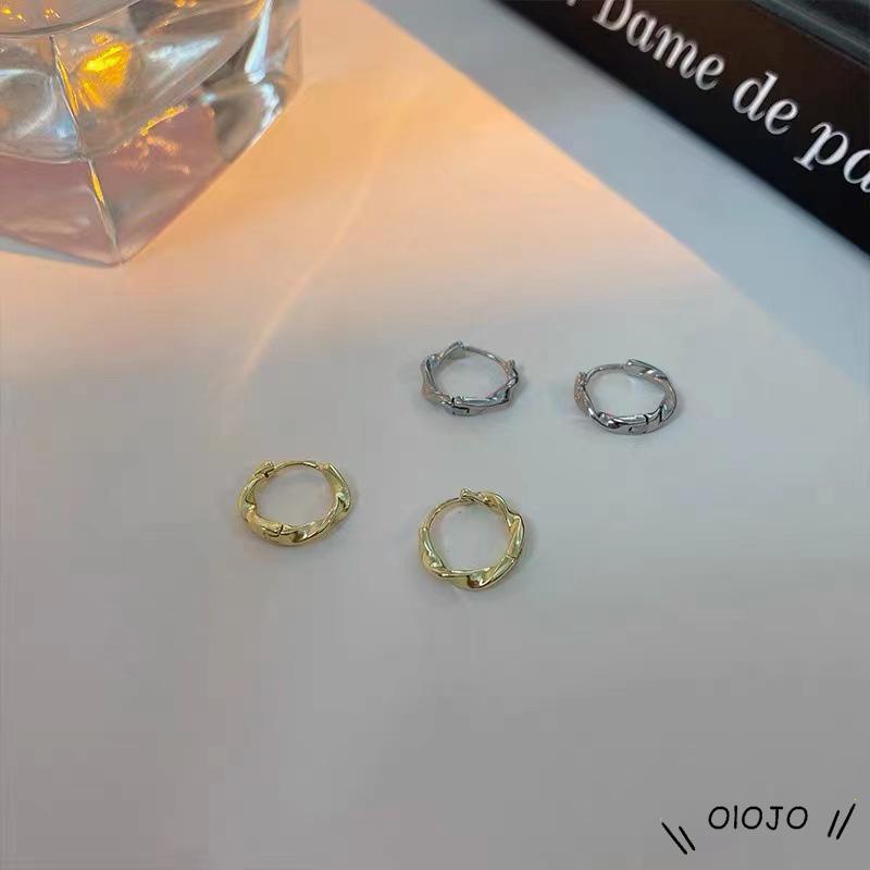 Bông Tai Hình Tròn Phong Cách Hàn Quốc Cá Tính Cho Nữ