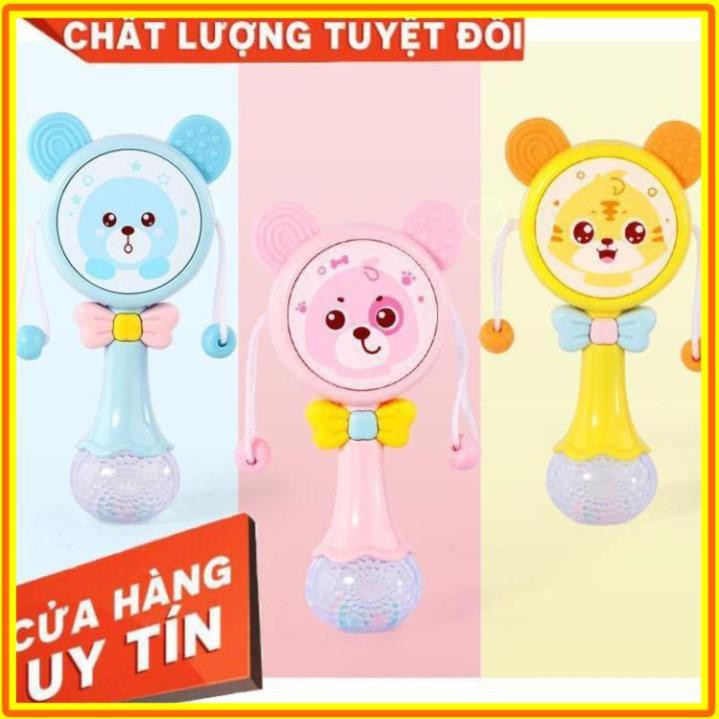 Stoy Lục Lạc Lúc Lắc Trống Antona Mặt Gấu Đáng Yêu Có Nhạc Và Đèn Cho Bé